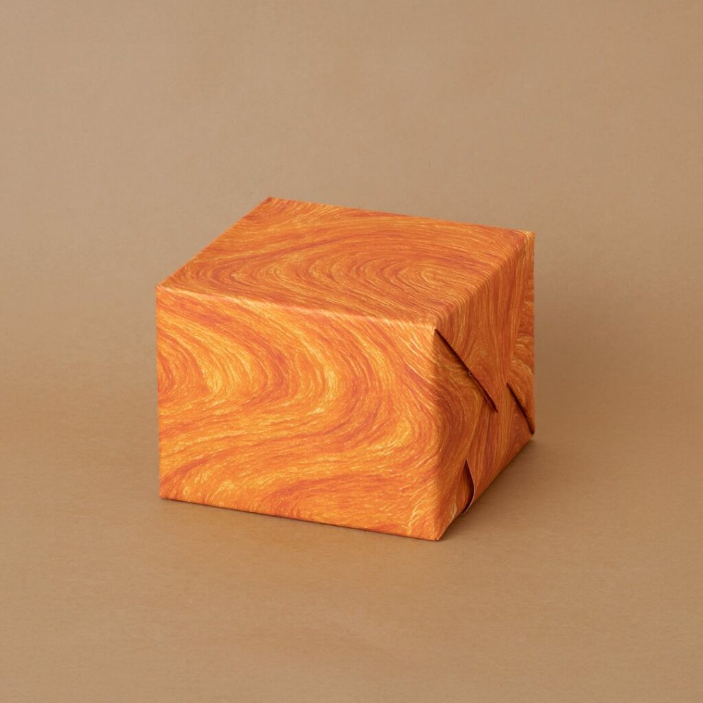 Japanese graphic designer Ippei Tsujio created wrapping paper that makes your gift look like bread